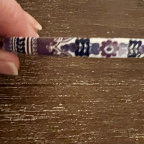 Michaela Frey Signed Bangle Bracelet Blue & Purple Design. Preowned. - Picture 5 of 5